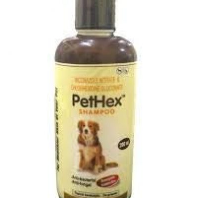 PetHex 200ml Shampoo, Antifungal shampoo, antibacterial shampoo for dogs and cats from PetCare
