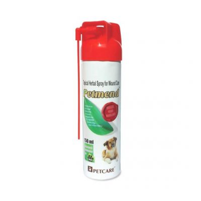 Petmend Wound Spray 150ml, from PetCare, antiseptic spray for dogs and cats