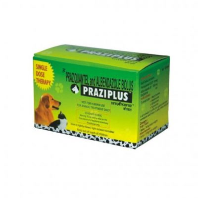 Praziplus Dog Deworming Tablet * 10 tab strip, for Deworming of dogs 1 tab / 10kg body weight, from PetCare