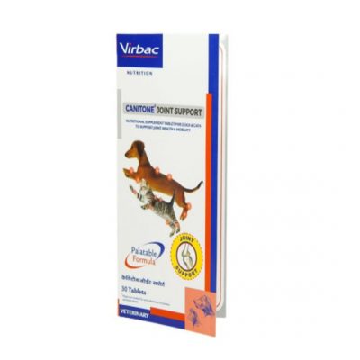 Virbac Canitone Joint Support Tablets for Dogs and Cats – 30 Tablets by Jolly and Cutie Pets