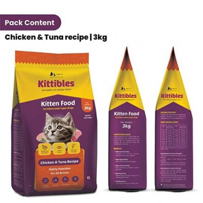 Kittibles™ Kitten Dry Food Chicken and Tuna for Kitten, 3kg