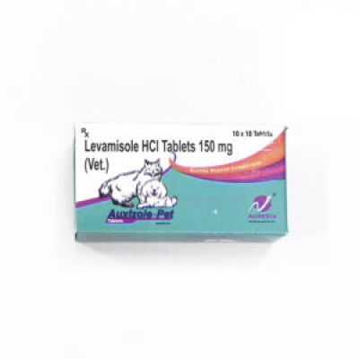 AUXIZOLE – PET TAB 10’S Levamisole  150mg Tablet for veterinary Use By Auxesia