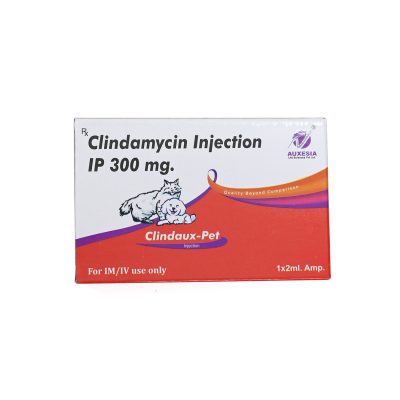 CLINDAUX 300mg – PET INJ 2 ML Clindamycin Injection for Veterinary use by AUXESIA