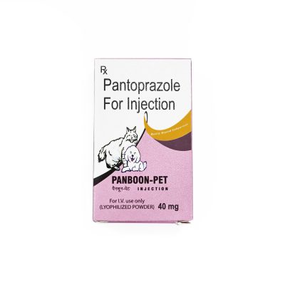 PANBOON – PET INJ 40 MG Pantoprazole 40mg IV Injection for veterinary Use by AUXESIA