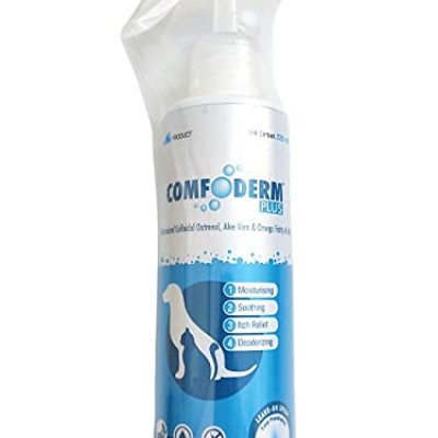 Comfoderm Plus Spray 220ml Skin Conditioner Moisturizing Pet Spray Antiitch Spray Herbal Pet Spray Herbal Conditioner 220ml by TTK Animal Health Care