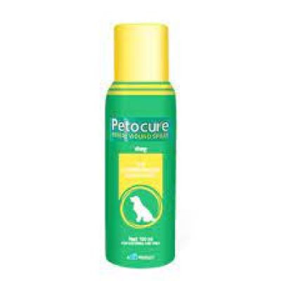 Petocure Spray Antiseptic Maggoticidal wound Spray by TTK Animal Health Care