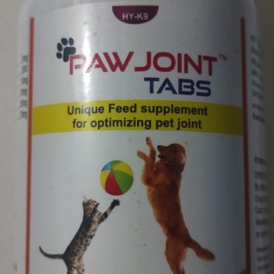 PAW JOINT Tablet *60Tab Bottle from Belvet Bioscience, An Ultimate Joint Solution for pets, 60 tablet in each bottle.