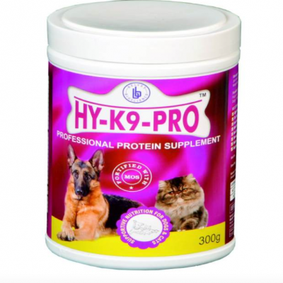 HY K9 PRO Powder, Protein Powder for Dogs, Weight Gain formula for Puppies, Working Dogs and Lactating Dogs. Proteins, Vitamin, Minerals Supplement for Pets.