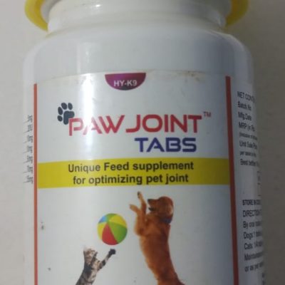 PAW JOINT Tablet *30Tab Bottle from Belvet Bioscience, An Ultimate Joint Solution for pets, 30 tablet in each bottle.