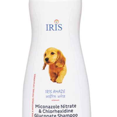 IRIS AMAZE 200ml Shampoo, Antibacterial and Antifungal shampoo, Antifungal Shampoo for Dogs and Cats, Anti dandruff shampoo, Anti itch shampoo, medicated shampoo for dogs and cats, Keto Shampoo for dogs and Cats, Ketoconazole Shampoo for Pets