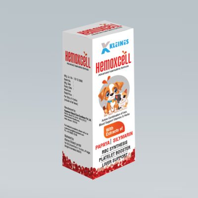 HEMOXCELL 200ml SYRUP Iron supplement for dogs and Cats, for Anemia and Blood loss, For tick fever, Worm Infestation.